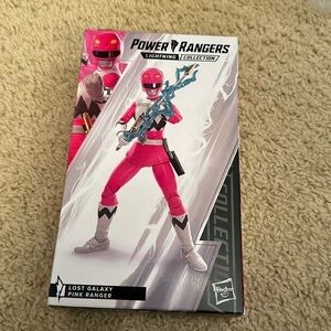 Power Rangers Lightning Collection Lost Galaxy Pink Ranger 6” w/ Accessories NIB